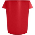 Carlisle 84103305 Bronco 32 Gallon Red Flat Round Trash Can Lid Carlisle 84103305 Bronco 32 Gallon Red Flat Round Trash Can Lid