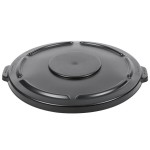 Rubbermaid® 1779738 BRUTE 55 Gallon Black Executive Round Trash Can Lid