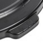 Rubbermaid® 1779738 BRUTE 55 Gallon Black Executive Round Trash Can Lid
