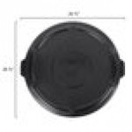 Rubbermaid® 1779738 BRUTE 55 Gallon Black Executive Round Trash Can Lid