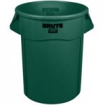 Rubbermaid® 1779738 BRUTE 55 Gallon Black Executive Round Trash Can Lid
