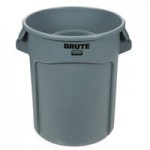 Rubbermaid® 1779738 BRUTE 55 Gallon Black Executive Round Trash Can Lid