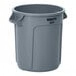 Rubbermaid® FG261000GRAY BRUTE 10 Gallon Gray Round Trash Can