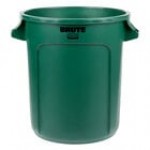 Rubbermaid® FG261000GRAY BRUTE 10 Gallon Gray Round Trash Can