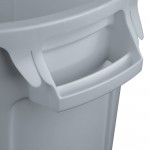 Rubbermaid® FG261000GRAY BRUTE 10 Gallon Gray Round Trash Can