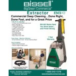 Bissell Commercial BG10 Corded Carpet Extractor with DirtLifter Power Brush - 1.75 Gallon