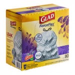Glad® CloroxPro® ForceFlex CLO78526CT 13 Gallon 0.72 Mil 24 Glad® CloroxPro® ForceFlex CLO78526CT 13 Gallon 0.72 Mil 24