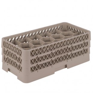 Vollrath HR1FFF Traex® Half-Size Beige 17 Compartment 7 5/16 Vollrath HR1FFF Traex® Half-Size Beige 17 Compartment 7 5/16
