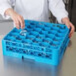 Carlisle RW3014 OptiClean NeWave 30 Compartment Glass Rack with 1 Extender Carlisle RW3014 OptiClean NeWave 30 Compartment Glass Rack with 1 Extender