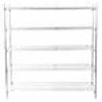 Metro 5A577C Stationary Super Erecta Adjustable 2 Series Chrome Wire Shelving Unit - 24