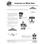 E-Z Up WB3SGBK4 Steel Gray Instant Shelter Weight Bags - 4/Set