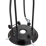 Backyard Pro Courtyard Series PH1BLK Black Portable Propane Outdoor Patio Heater - 47,000 BTU