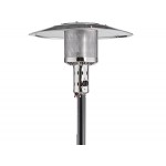 Backyard Pro Courtyard Series PH1BLK Black Portable Propane Outdoor Patio Heater - 47,000 BTU