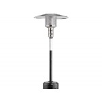 Backyard Pro Courtyard Series PH1BLK Black Portable Propane Outdoor Patio Heater - 47,000 BTU