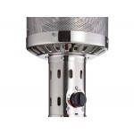 Backyard Pro Courtyard Series PH1BLK Black Portable Propane Outdoor Patio Heater - 47,000 BTU