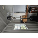 Backyard Pro Courtyard Series PH1BLK Black Portable Propane Outdoor Patio Heater - 47,000 BTU