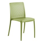 Lancaster Table & Seating Rio Sea Moss Green Resin Side Chair Lancaster Table & Seating Rio Sea Moss Green Resin Side Chair