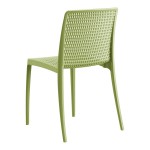 Lancaster Table & Seating Rio Sea Moss Green Resin Side Chair Lancaster Table & Seating Rio Sea Moss Green Resin Side Chair