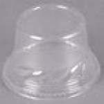 Fabri-Kal Indulge DLDE16/24TNH Clear Tall Dome PET Lid for 5 oz., 8 oz., and 12 oz. Sundae Cups - No Hole - 112/Pack Fabri-Kal Indulge DLDE16/24TNH Clear Tall Dome PET Lid for 5 oz., 8 oz., and 12 oz. Sundae Cups - No Hole - 112/Pack