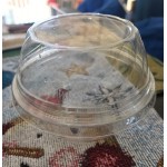 Fabri-Kal Indulge DLDE16/24TNH Clear Tall Dome PET Lid for 5 oz., 8 oz., and 12 oz. Sundae Cups - No Hole - 112/Pack Fabri-Kal Indulge DLDE16/24TNH Clear Tall Dome PET Lid for 5 oz., 8 oz., and 12 oz. Sundae Cups - No Hole - 112/Pack