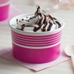 Choice 16 oz. Pink Paper Frozen Yogurt / Soup / Food Cup - 50/Pack