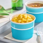 Choice 12 oz. Blue Paper Frozen Yogurt / Food Cup - 1,000/Case