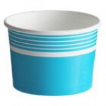 Choice 12 oz. Blue Paper Frozen Yogurt / Food Cup - 1,000/Case