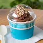 Choice 12 oz. Blue Paper Frozen Yogurt / Food Cup - 1,000/Case