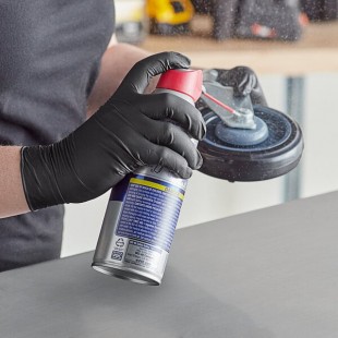 Lavex Powder-Free Disposable Nitrile 5 Mil Thick Textured Gloves - Large - 100/Box Lavex Powder-Free Disposable Nitrile 5 Mil Thick Textured Gloves - Large - 100/Box