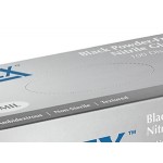 Lavex Powder-Free Disposable Nitrile 5 Mil Thick Textured Gloves - Large - 100/Box