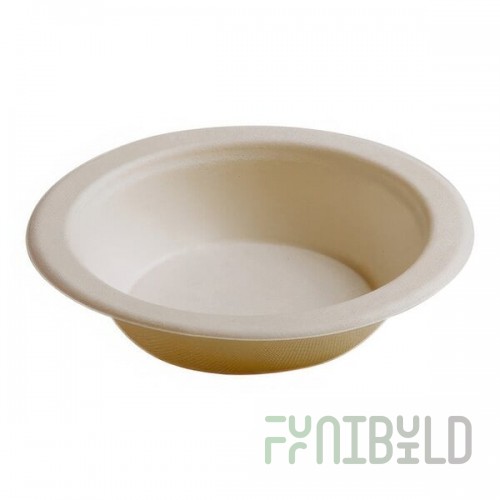 Fineline 43RB16 Conserveware 16 oz. Bagasse Round Bowl - 1,000/Case