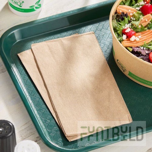 EcoChoice 2-Ply Natural Kraft Dinner Napkin 15