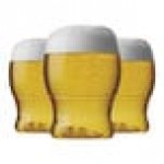 Tossware POP 12 oz. Customizable Plastic Pint Jr. Glass - 48/Case