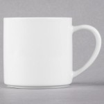 Libbey Slenda 12 oz. Royal Rideau White Stacking Porcelain Mug - Sample Libbey Slenda 12 oz. Royal Rideau White Stacking Porcelain Mug - Sample