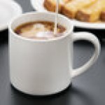 Libbey Slenda 12 oz. Royal Rideau White Stacking Porcelain Mug - Sample Libbey Slenda 12 oz. Royal Rideau White Stacking Porcelain Mug - Sample