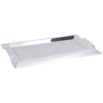 Vollrath 82095 Rectangular Stainless Steel Serving Tray with Handles - 21 Vollrath 82095 Rectangular Stainless Steel Serving Tray with Handles - 21
