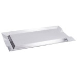 Vollrath 82095 Rectangular Stainless Steel Serving Tray with Handles - 21 Vollrath 82095 Rectangular Stainless Steel Serving Tray with Handles - 21