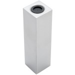 American Metalcraft SPDX33 2 oz. Stainless Steel Rectangular Salt and Pepper Shaker Set - 12/Case