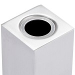 American Metalcraft SPDX33 2 oz. Stainless Steel Rectangular Salt and Pepper Shaker Set - 12/Case