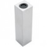 American Metalcraft SPDX33 2 oz. Stainless Steel Rectangular Salt and Pepper Shaker Set - 12/Case