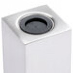 American Metalcraft SPDX33 2 oz. Stainless Steel Rectangular Salt and Pepper Shaker Set - 12/Case