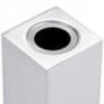 American Metalcraft SPDX33 2 oz. Stainless Steel Rectangular Salt and Pepper Shaker Set - 12/Case