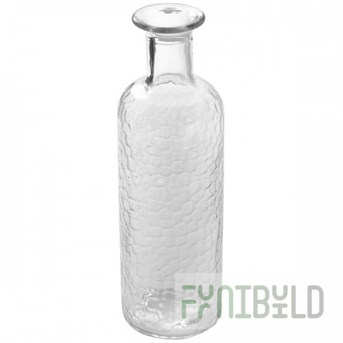 American Metalcraft 28 oz. Hammered Glass Carafe GCH28 - 6/Case
