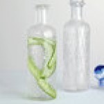 American Metalcraft 28 oz. Hammered Glass Carafe GCH28 - 6/Case American Metalcraft 28 oz. Hammered Glass Carafe GCH28 - 6/Case