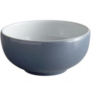 Schonwald 9335706-63081 Shabby Chic 2.375 oz. Structure Gray Round Porcelain Dip Dish - 24/Case