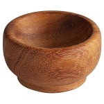 Ironwood 28136 2 oz. Acacia Wood Condiment Cup Ironwood 28136 2 oz. Acacia Wood Condiment Cup