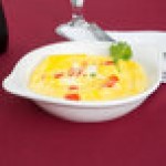 Tuxton BWN-1202 15 oz. White Round China Shirred Egg Dish - 12/Case