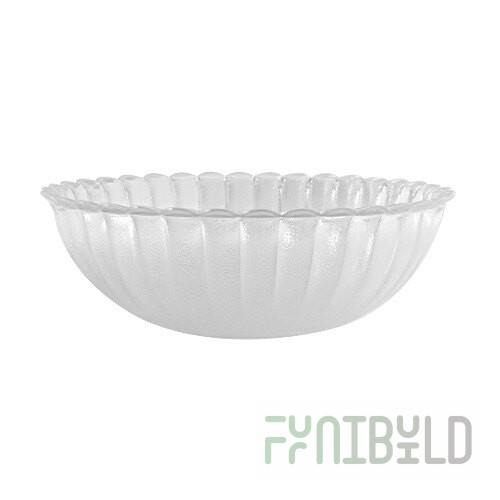 GET HI-2004-CL Mediterranean 1.5 Qt. Clear Polycarbonate Bowl - 12/Case