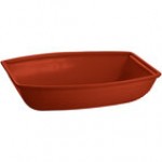 TableCraft CW3190GN 10.5 Qt. Green Cast Aluminum Oblong Salad Bowl TableCraft CW3190GN 10.5 Qt. Green Cast Aluminum Oblong Salad Bowl