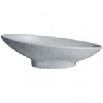G.E.T. Enterprises BO204-MOD-LM Bugambilia 1.4 Qt. Smooth MOD Finish Lime Resin-Coated Aluminum Deep Large Oval Sphere